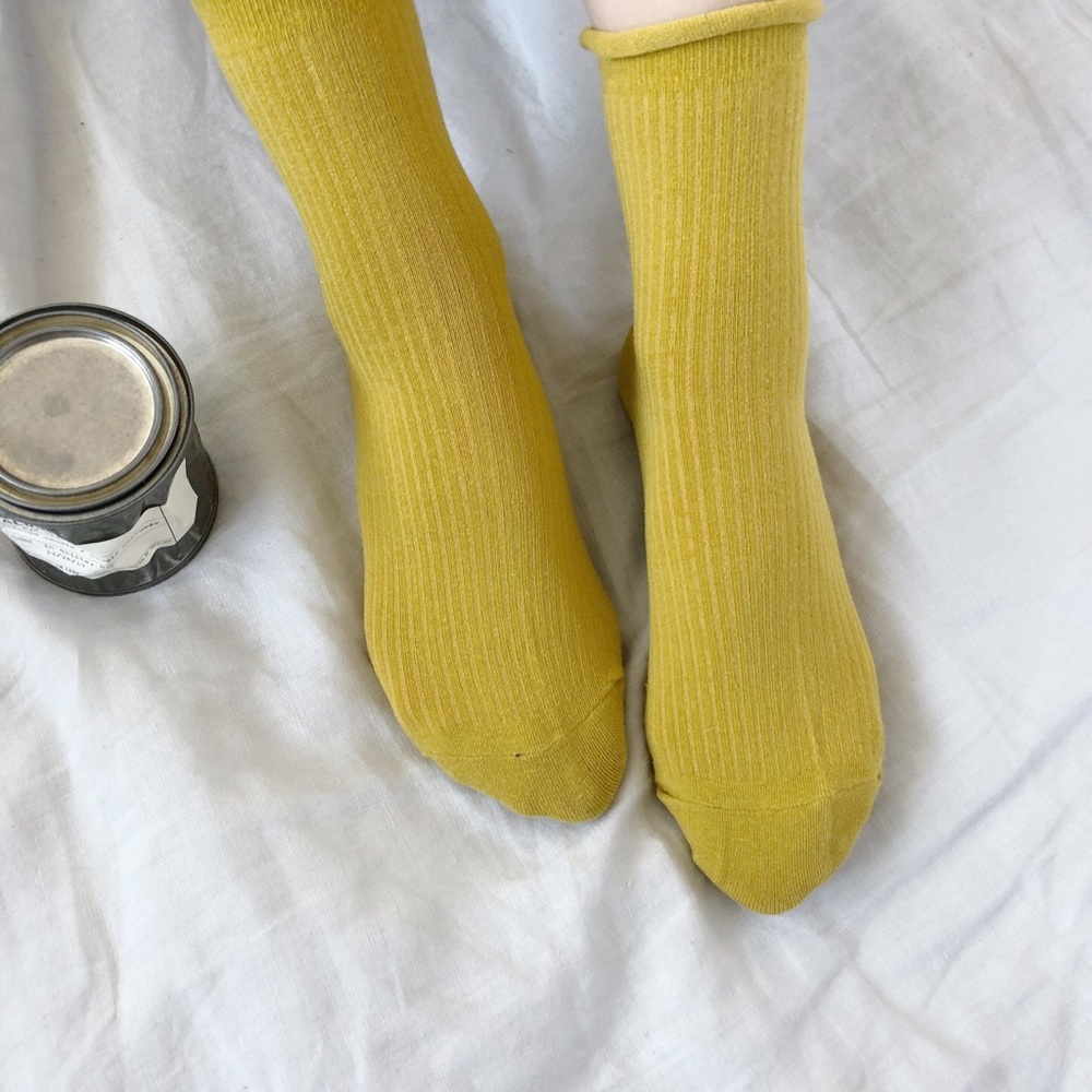 🆕 Beautiful pastel color winter socks - Picture 3 of 8